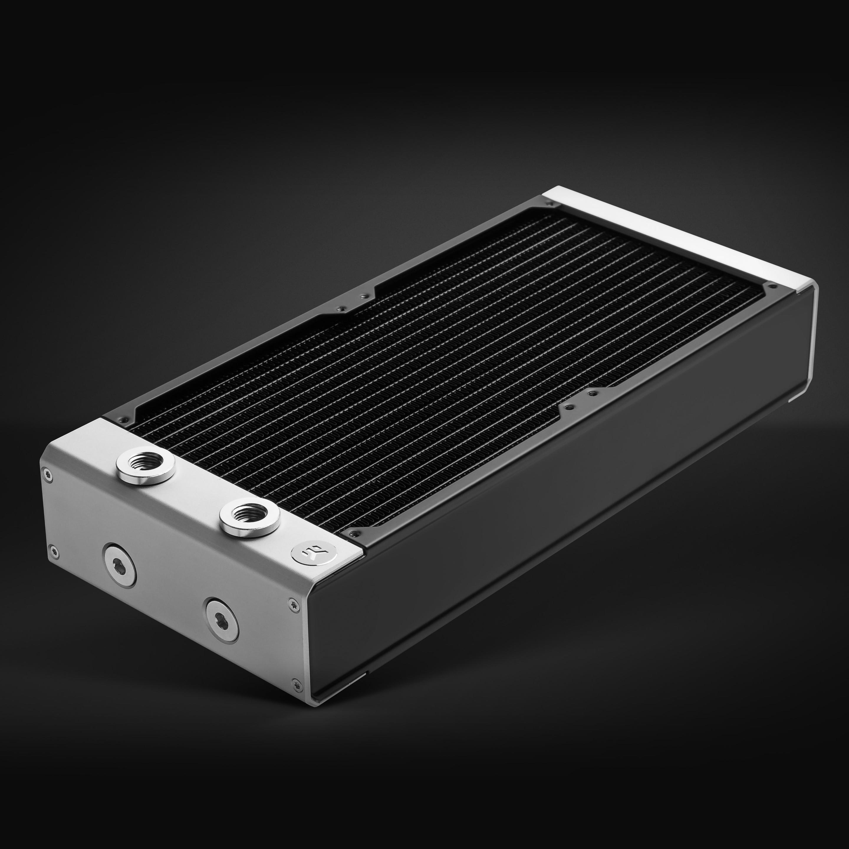 EKWB EK Quan.Surface X280M bk 3831109838853, Wasserkühlung Radiator, Schwarz