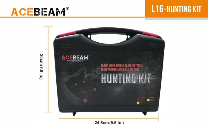 Image du produit AceBeam Set de chasse L16 avec 2000 lumens (2200 lm)