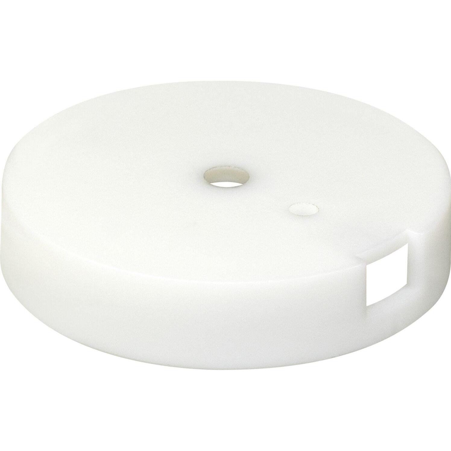 Wagner System, Möbelgleiter + Schutzpuffer, QuickClick Möbelgleiter Basic zum Anschrauben ø 30mm H 7mm weiss 4 Stk (4 St...