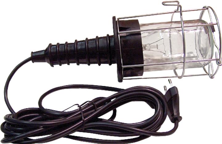 Tracon Lampada a mano con griglia in metallo e coperchio in vetro