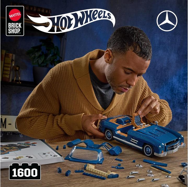 Produktbild Mattel Brick Shop Premium Series Mercedes-Benz 300 SL