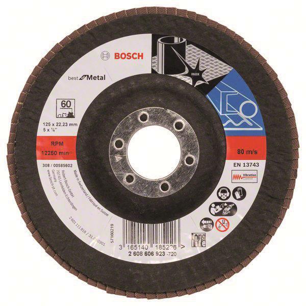 Produktbild Bosch Professional Zubehör PRO X571 Fächerschleifscheibe, 125 mm, G60 (60)