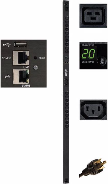 Produktbild Eaton Tripp Lite Series 3.2-3.8kW Single-Phase Switched PDU with LX Platform Interface, 200-240V Outlets