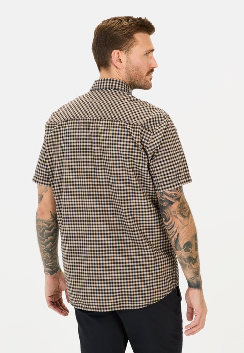 Image du produit Camel Active Kariertes Kurzarmhemd aus Baumwolle (XXL)