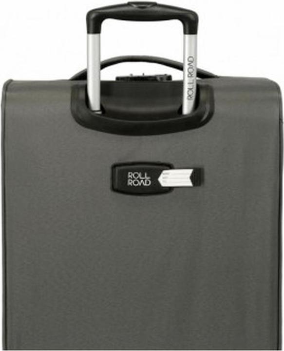 Actual product image Roll Road Royce Large Suitcase Gray Expandable Polyester (93 l)