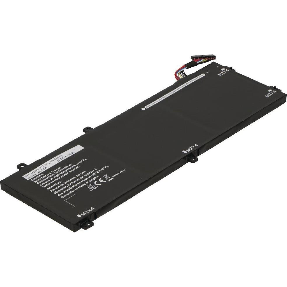 2-Power Main Battery Pack 11.4V 4870mAh (3 Zellen, 4870 mAh), Notebook Akku, Schwarz