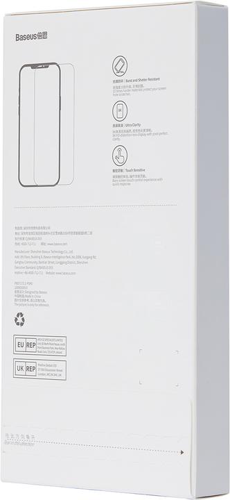 Image du produit Baseus Tout-verre Crystal Tempered Glass EasyStick Film iP14 (Pack de 2) (2 pcs, Apple iPhone 13 Pro Max, Apple iPhone 14 Plus)