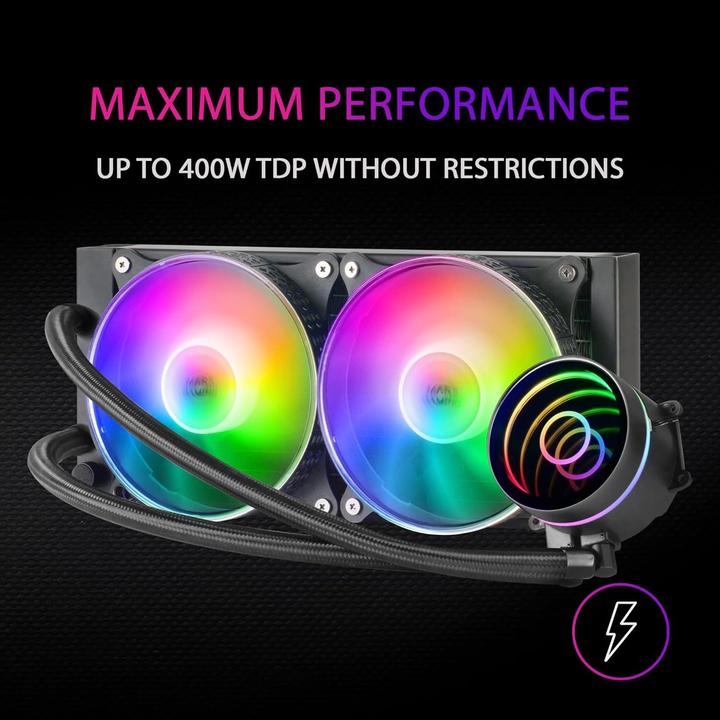 Produktbild Mars Gaming Kit Watercooling Aio Ml-One RGB - 240mm (Noir)