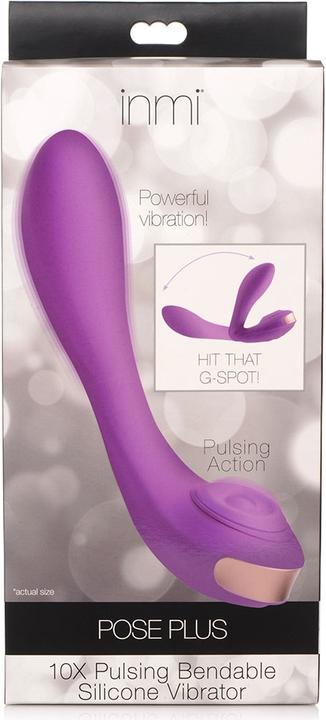 Produktbild Shots 10X Pose Plus Bendable Pulsing Silicone Vibrator