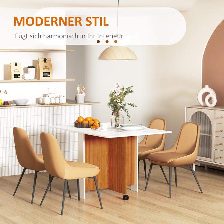 Produktbild Homcom Klapptisch mit klappbarer Tischplatte (120 x 80 x 73 cm)