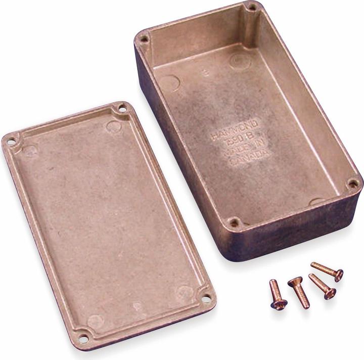 Actual product image Hammond Aluminium housing, 1590B, 111.5x59.5x31 mm (Housing)