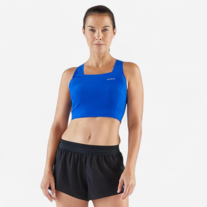 Image du produit Kiprun Crop top de Running léger Femme - Race crop 900 Light bleu Méline ROLLIN (M)