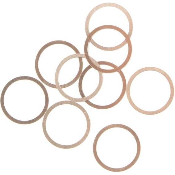 HPI, Muttern + Unterlegscheiben, Unterlagscheiben 10x12x0.1mm (kupfer/10stk)