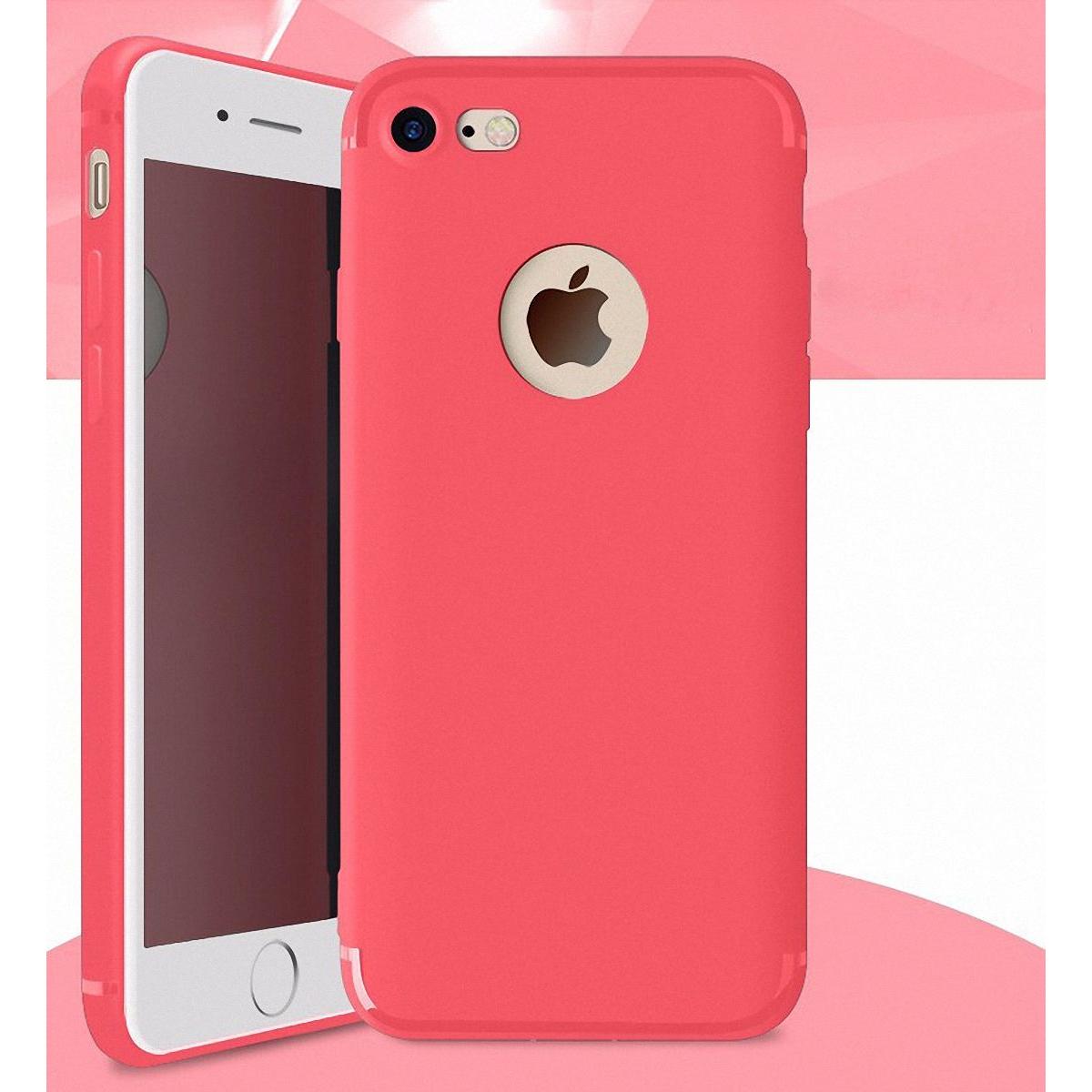 König Design TPU Silikon Case für Handy Apple iPhone 6 / 6s Cover Schutz Hülle Bumper Pink (Apple iPhone 6), Smartphone ...