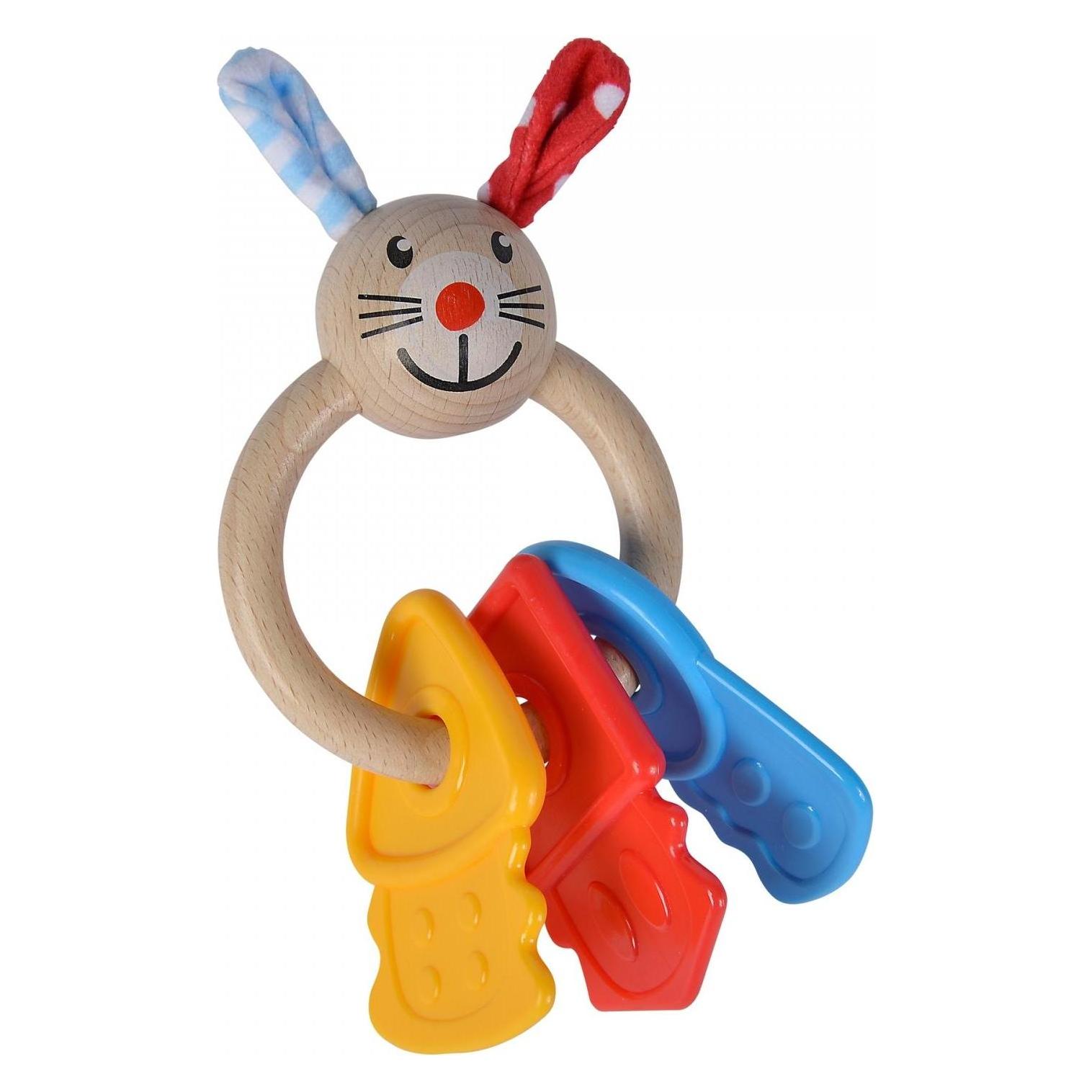 Eichhorn, Beissring, Baby Houten Bijtring Konijn (3 Monate)