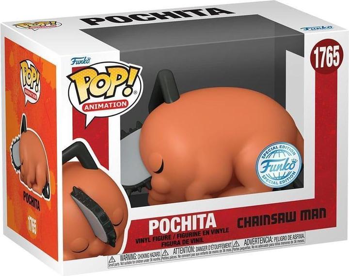 Actual product image Funko Chainsaw Man POP! Movies Vinyl Figur Sleeping Pochita Exclusive 9 cm
