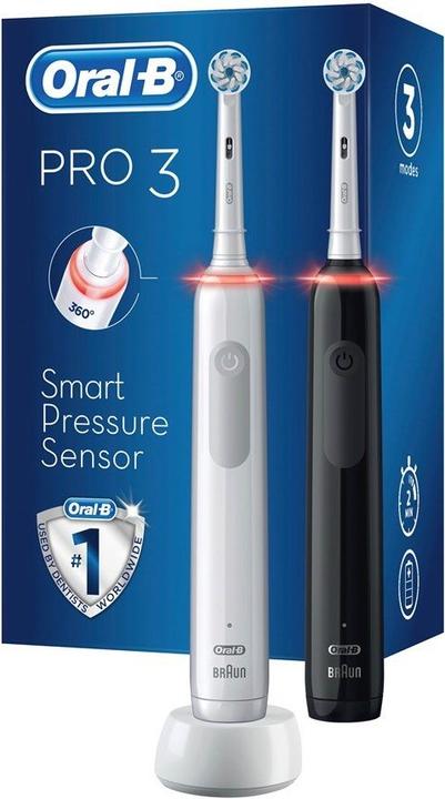 Actual product image Oral-B Pro3 3900N White Sens +Black Sens