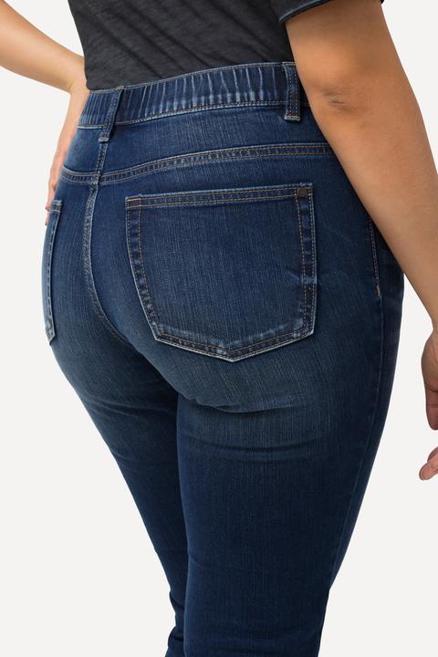 Immagine prodotto Ulla Popken Jeans modello Sarah in tessuto elasticizzato con taglio della gamba aderente e cinque tasche (60)