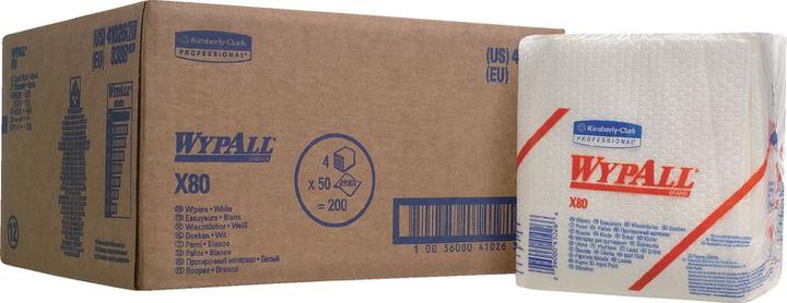Produktbild Wypall Wischtuch X80 8388 - 4 x 50 Stk. (200 Stk.)
