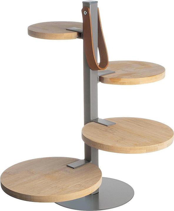 Produktbild Gusta Etagere m. 4 Holzteller