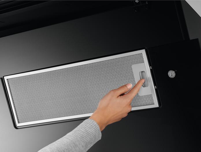 Actual product image AEG DVE 5971 HG 942051422 black/stainless steel (Wall hood)