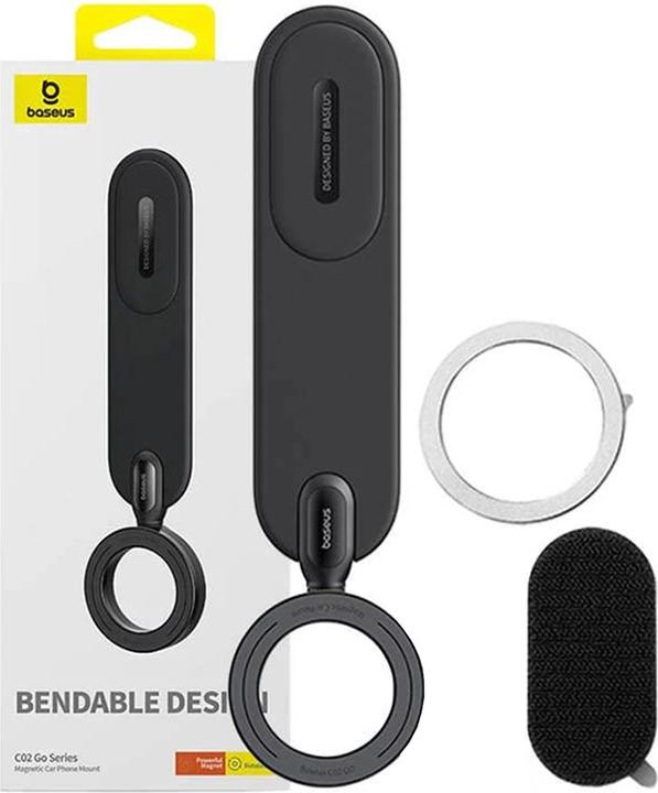 Baseus C02 Magnetic Phone Holder Car Mount (black)