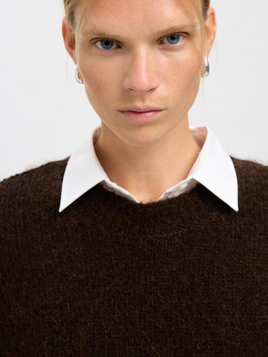 Actual product image Selected Femme Slfgabriella Ls Knit New O-Neck Noos (XL)