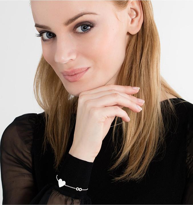 Immagine prodotto Thomas Sabo Bracciale Cuore con infinito (19.50 cm, Argento 925)