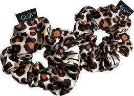 Glov Satin Scrunchies Satin Hair Ties Sm Cheetah 2 Pieces (Élastiques à cheveux)