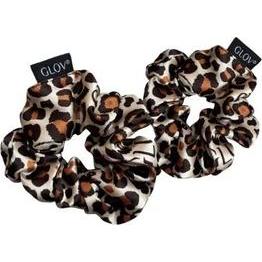 Glov, Elastico per capelli, Satin Scrunchies Satin Hair Ties Sm Cheetah 2 Pieces (Elastico per capelli)