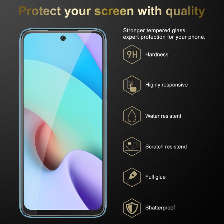 Image du produit Cadorabo Verre de protection trempé (1 pièce(s), Xiaomi Redmi 10, Xiaomi Redmi Note 11)