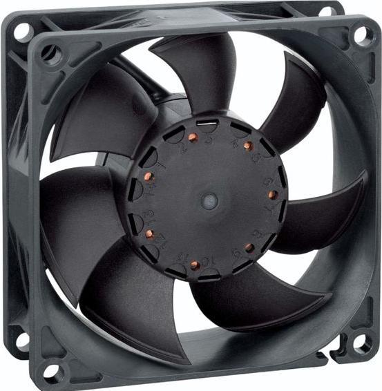Immagine prodotto Papst DC fan, PWM tacho, 80x25mm 82cu.m/h 12V (80 mm, 1x)