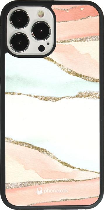 Image du produit PhoneLook Coque Silicone rigide noir Shimmering Orange (Apple iPhone 13 Pro Max)