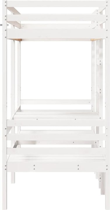 Image du produit VidaXL Lit superposé avec bureau & chaises (80 x 200 cm)
