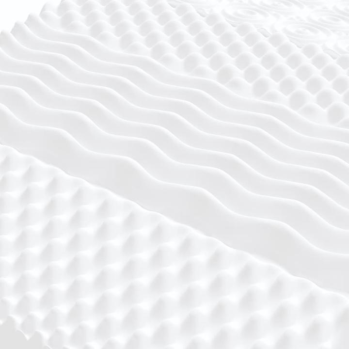 Actual product image VidaXL Schaumstoffmatratze 180 x 210 cm 7-Zonen Härtegrad 20 ILD (180 x 210 cm, Foam core)