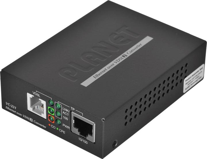 Planet Convertitore multimediale di rete VC-231 Nero