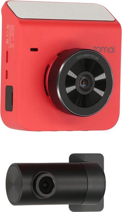 Actual product image 70mai car DVR DASH CAM A400 QHD MIDRIVE A400 + RC09 red (Bluetooth, Built-in display, Built-in microphone, GPS receiver, Wi-Fi, Full HD)