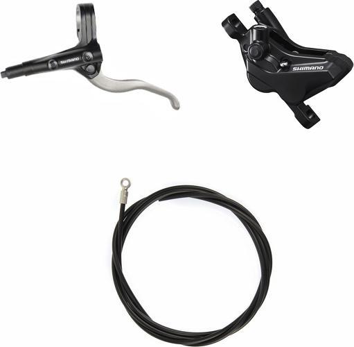Actual product image Shimano Disc brake set BR-MT420 with BL-MT401 front silver (Front wheel brake, Brake kit, 4)