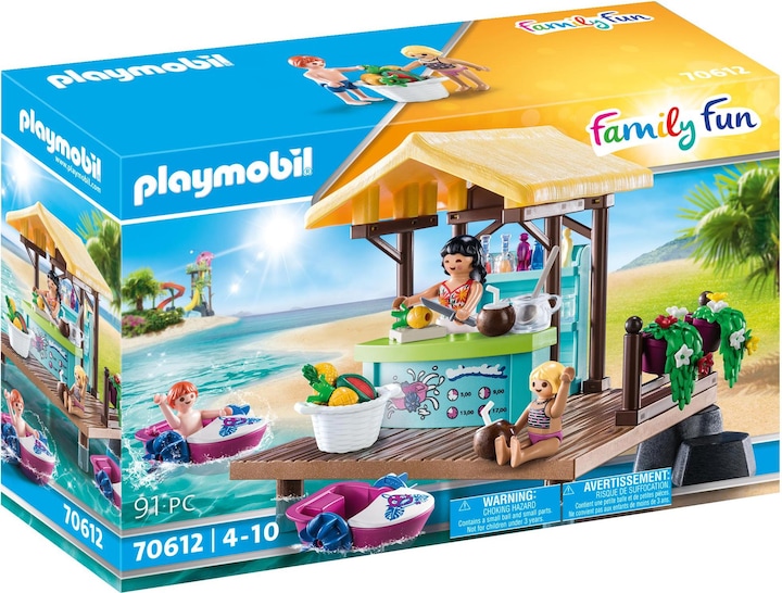 Productafbeelding Playmobil Roeibootverhuur met sapbar (70612, Playmobil familieplezier)