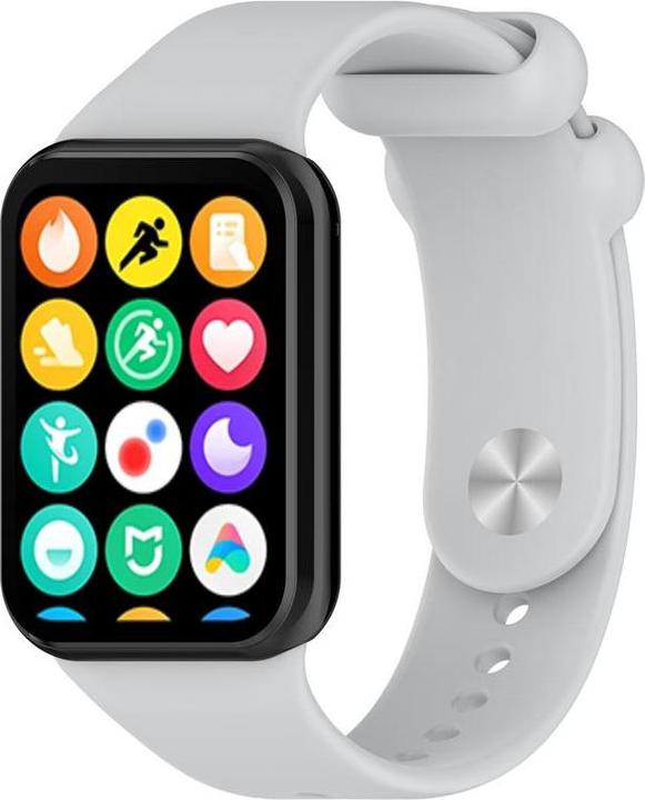 Actual product image OEM Mi Band 8 Pro / M8 Pro Silikonarmband (3), GRAU (Silicone)