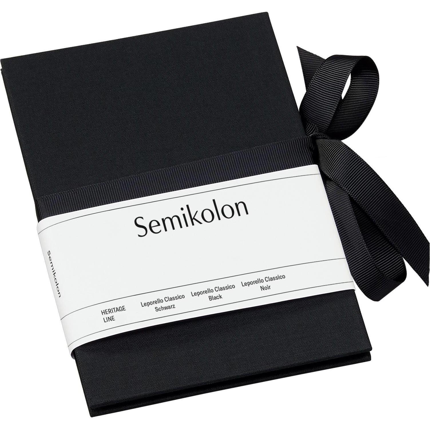 Semikolon, Fotoalbum, Leporello Classico schwarz (10 x 15 cm, 9 x 13 cm)