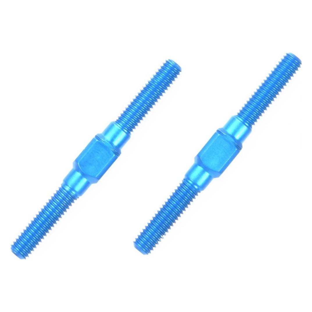 Tamiya Alu Li/Re-Gewindestangen 3x32mm (2) blau