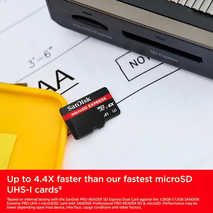 Produktbild SANDISK Express (512 GB, microSD Express, U3, UHS-I)