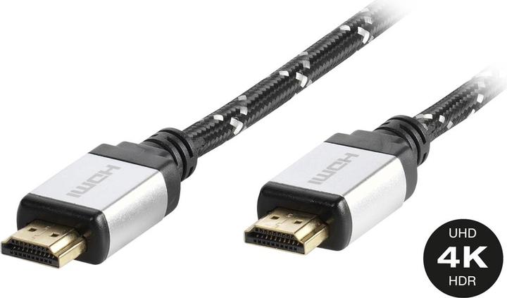 Actual product image Vivanco Highspeed HDMI cable with Ethernet, 1.2 m (1.20 m)
