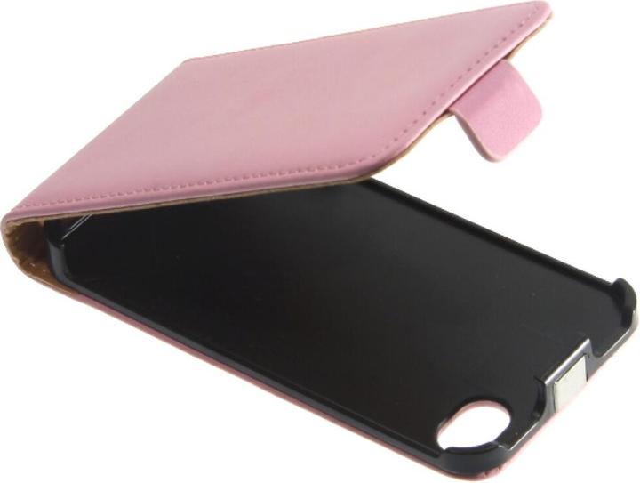 Image du produit OEM Étui à clapet en cuir Slim Blister pour iPhone 4/4s rose (Apple iPhone 4, Apple iPhone 4s)