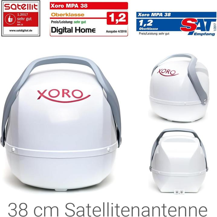 Actual product image Xoro Mpa 38 (Parabolic antenna, 32.20 dB, DVB-S / -S2)