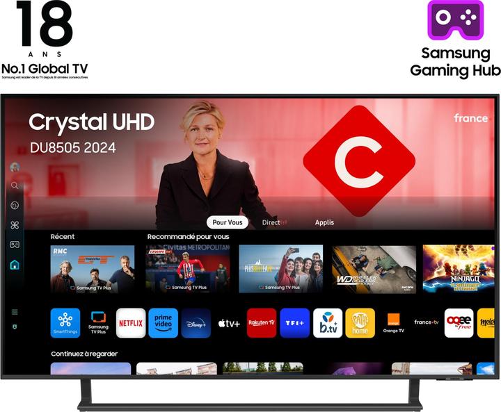 Actual product image Samsung TU43DU8505K (43", LED, 4K)