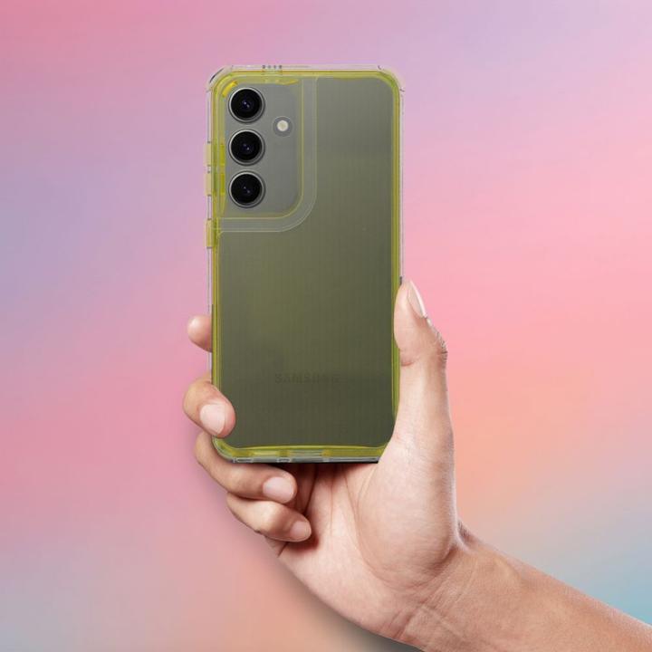Produktbild OEM Back panel cover MATRIX CLEAR Case for SAMSUNG S25 Ultra yellow (Samsung Galaxy S25 Ultra)