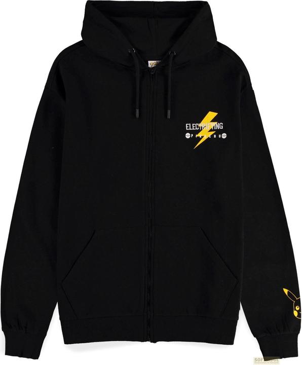 Difuzed Pokemon Kapuzenjacke Pikachu Electrifying Line-art Grösse XL