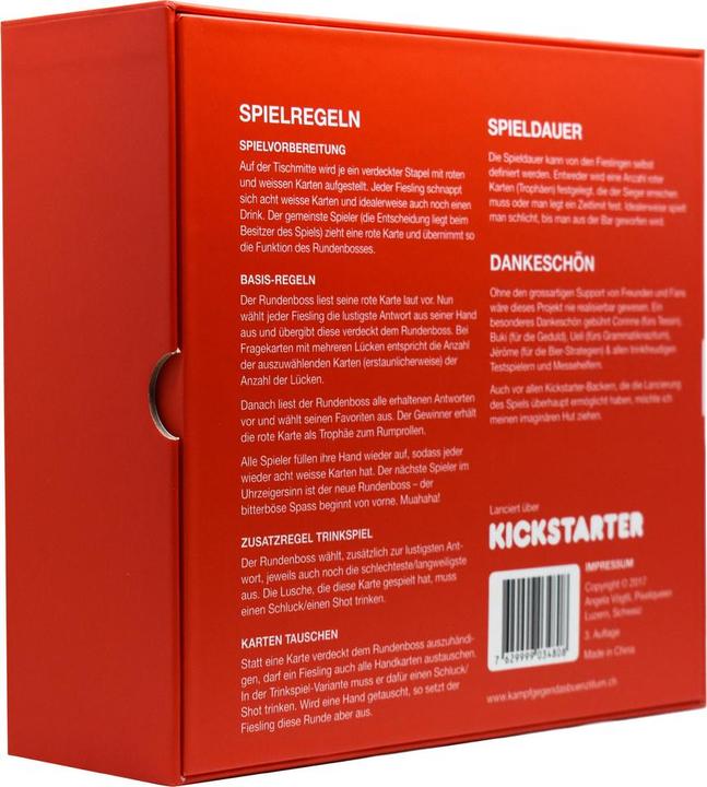 Image du produit Kampfhummel Lutte contre Das Bünzlitum (Allemand, Suisse-allemand)